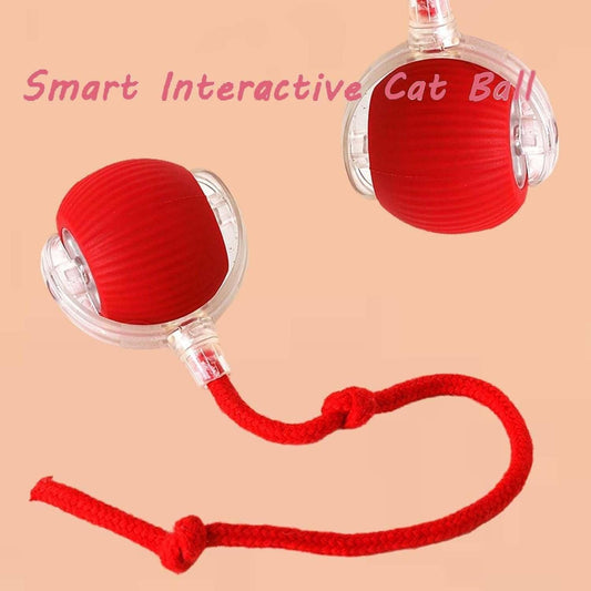 Interactive Smart Pet Ball Toy | Self-Rolling Durable Ball for Dogs & Cats | Automatic Moving, Spinning & Shaking Exercise Toy | Indoor Play & Mental Stimulation