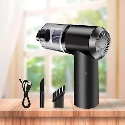 🚗✨ 2-in-1 Wireless Handheld Vacuum Cleaner & Air Duster – Portable, Rechargeable & Powerful
