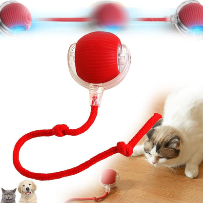 Interactive Smart Pet Ball Toy | Self-Rolling Durable Ball for Dogs & Cats | Automatic Moving, Spinning & Shaking Exercise Toy | Indoor Play & Mental Stimulation